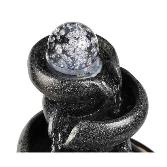  11 2/5” H 5-Tier Relaxation Water Fountain with L - Picture 8 of 10